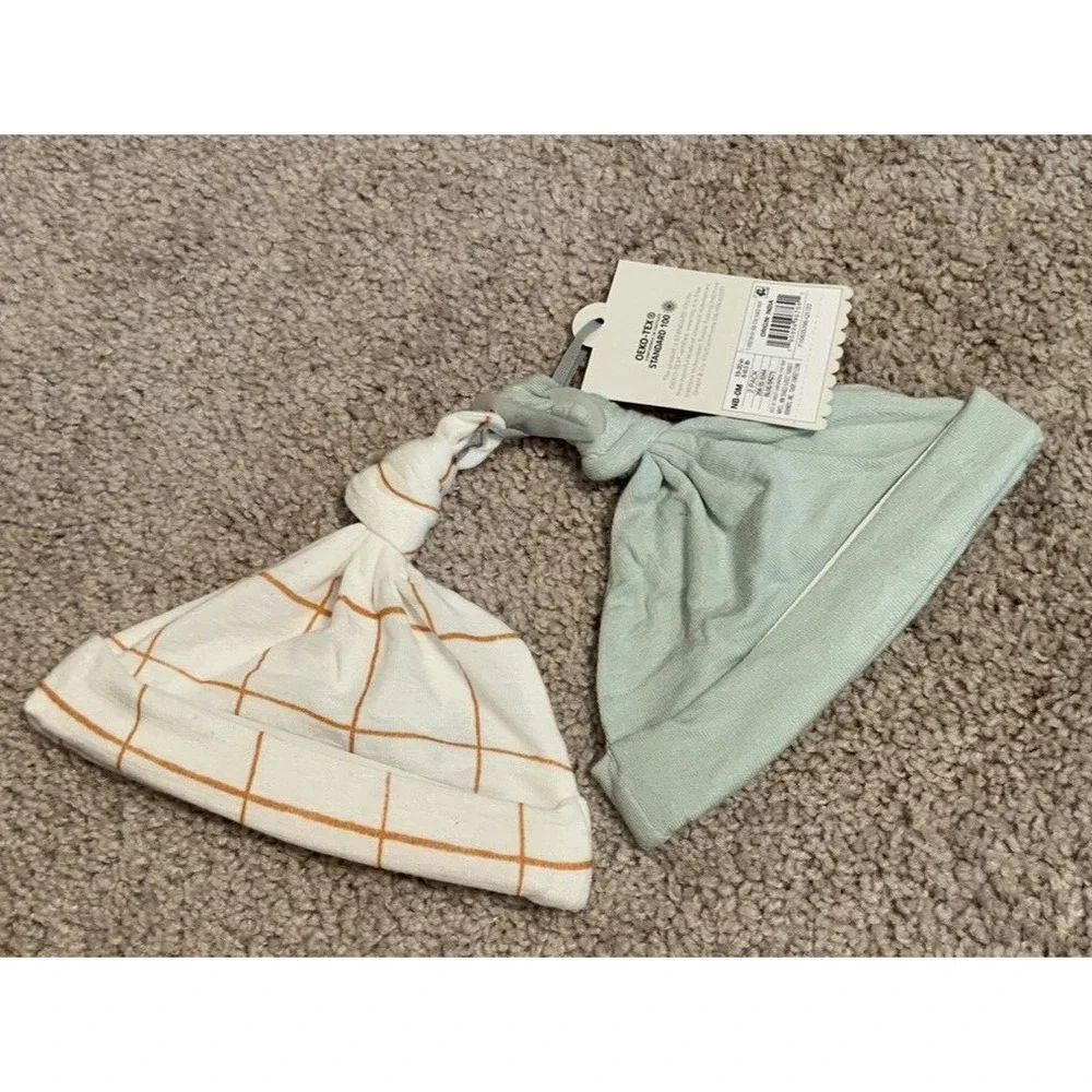 Cloud Island Infant 2 Pk‎ Modal Hats Size NB/0M